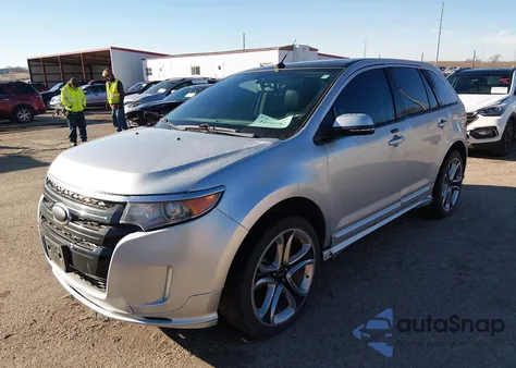 2013 Ford Edge Sport z USA, uszkodzony, nr VIN 2FMDK4AK6DBC40348